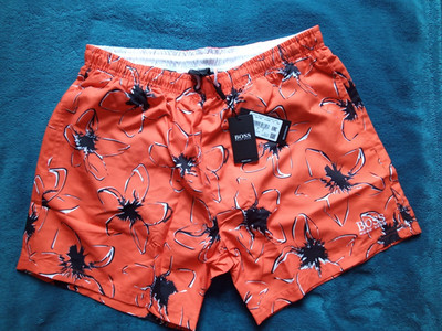 Boss Hugo Boss Herren Badehose gr L Schwimmhose neu