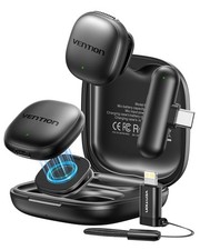 mini Wireless Microphone for iPhone 17/16/15 Pro Max, USB C for Android Phone...