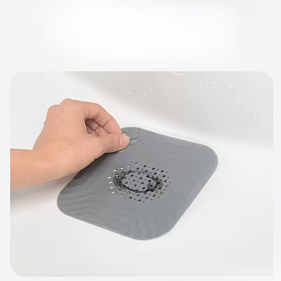 Haarsieb-Abflusssieb-Silikon,Abdeckung Haarfänger-Schutz Dusche-Waschbecken-Sieb
