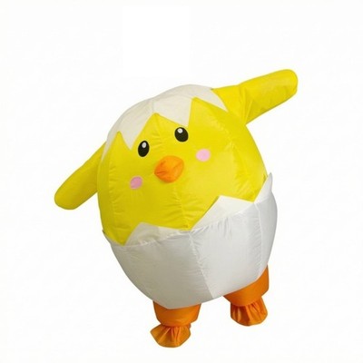 Aufblasbares Kostüm Aufblasbarer Anzug mit Fächer Festlich für Cosplay, Erwachsene