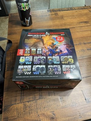 Sirius Dice Cups Dungeons & Dragons - Mini Dice Cup Series 2 Full Box 12 SEALED