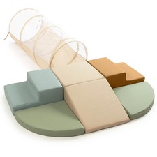 ZICOTO Fun Climbing Toy Set for Toddlers Aged 1-3 - Incl. Beige, Green, Blue