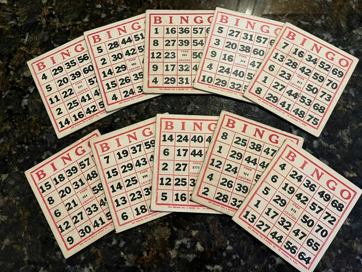 Bingo Game Cards for sale | eBay