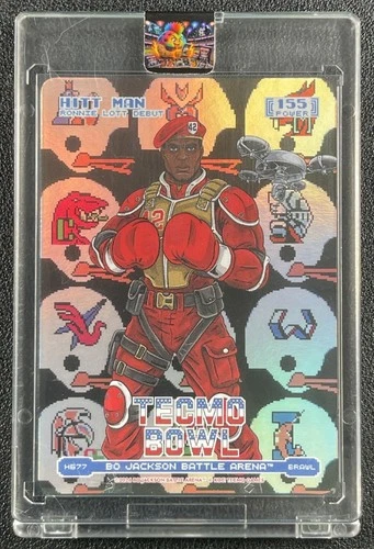 HITT MAN 2026 BO JACKSON BATTLE ARENA TECMO BOWL #H677 DEBUT HELMETS BATTLEFOIL