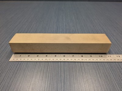 Canvas Micarta Block 2'' x 1-3/8'' x 11'' Tan Color (Knife Handle Material)