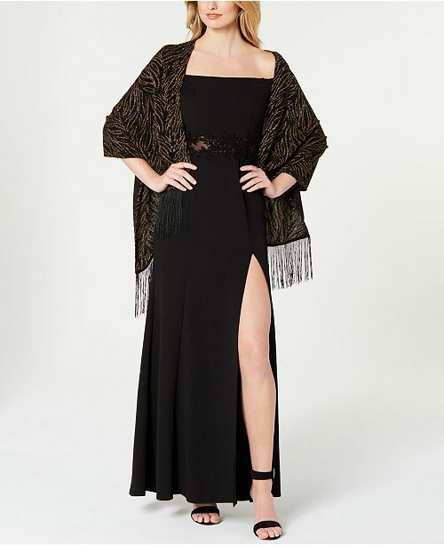 black dressy shawl