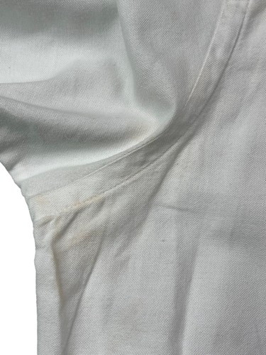 Brooks Brothers Makers Shirt Mens 16.5 White Oxford Cotton Button USA - Picture 16 of 19