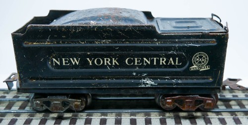 MARX O O27 Steam Loco Tender #H hojalata MarLines New York Central - Imagen 2 de 5