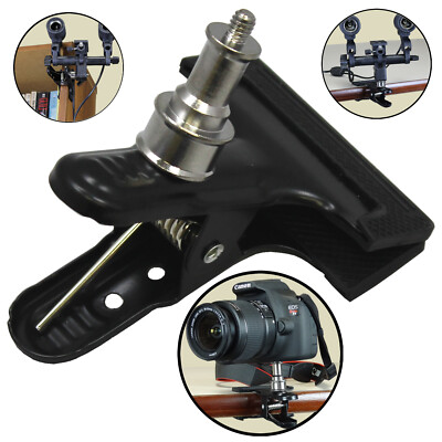 US SELLER ~ Photo Studio Light Stand Heavy Duty Clamp Metal 8cm x 11cm x 9cm NEW