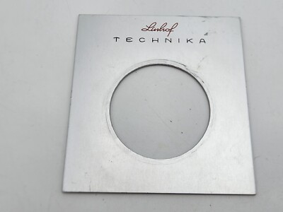 Linhof Technika 9x12 4x5 Large Format Metal Lens Board w/ 52.4mm
