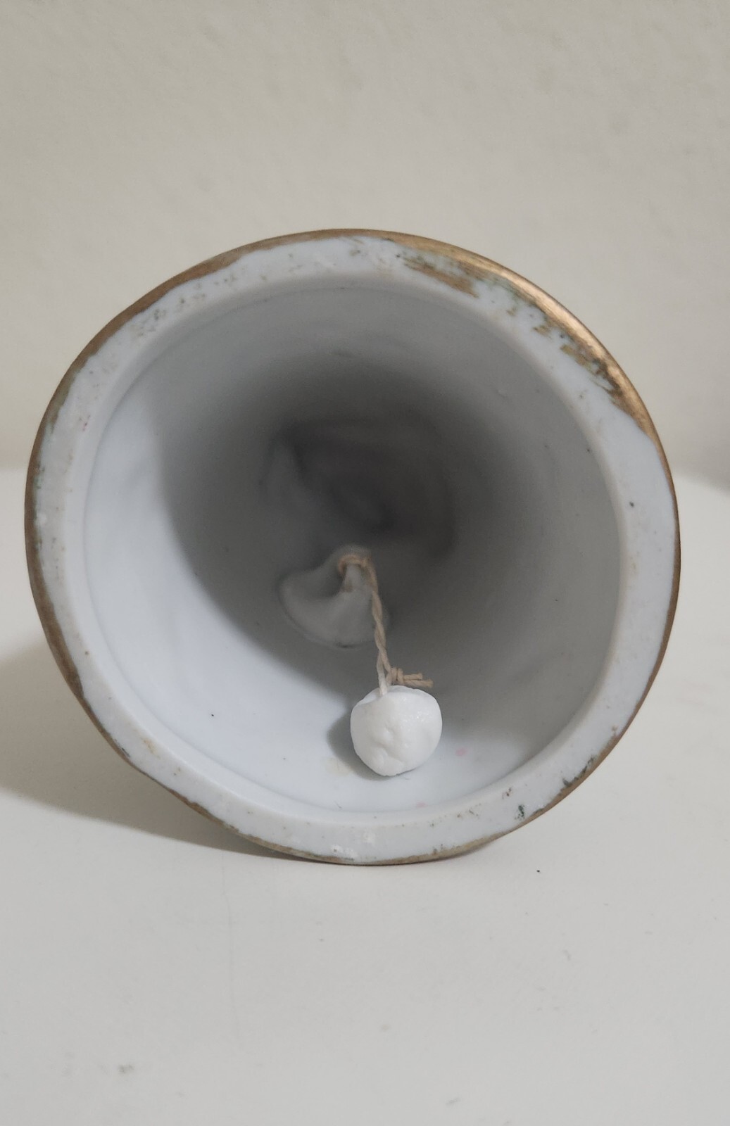 Classic Treasures Porcelain Collectible Hummingbird Dinner Bell Smoke Free Home