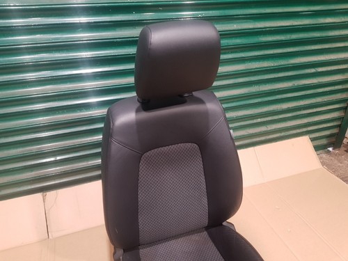 09 Kia Ceed Front Seat Half Leather Passenger Side Left Nearside - Picture 7 of 8