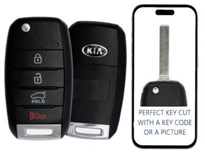 KEY CUT SERVIE + NEW KIA SPORTAGE 2016 - 2020  REMOTE FLIP KEY TQ8-RKE-4F27 A+++