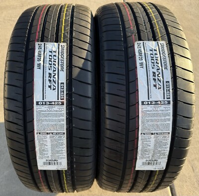 Set of TWO BRAND NEW 245/45R20 Bridgestone Turanza T005 RFT Run