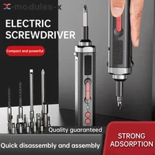 Multifunction Electric Screwdriver Cordless Rechargeable Screw Driver +Drill Bit