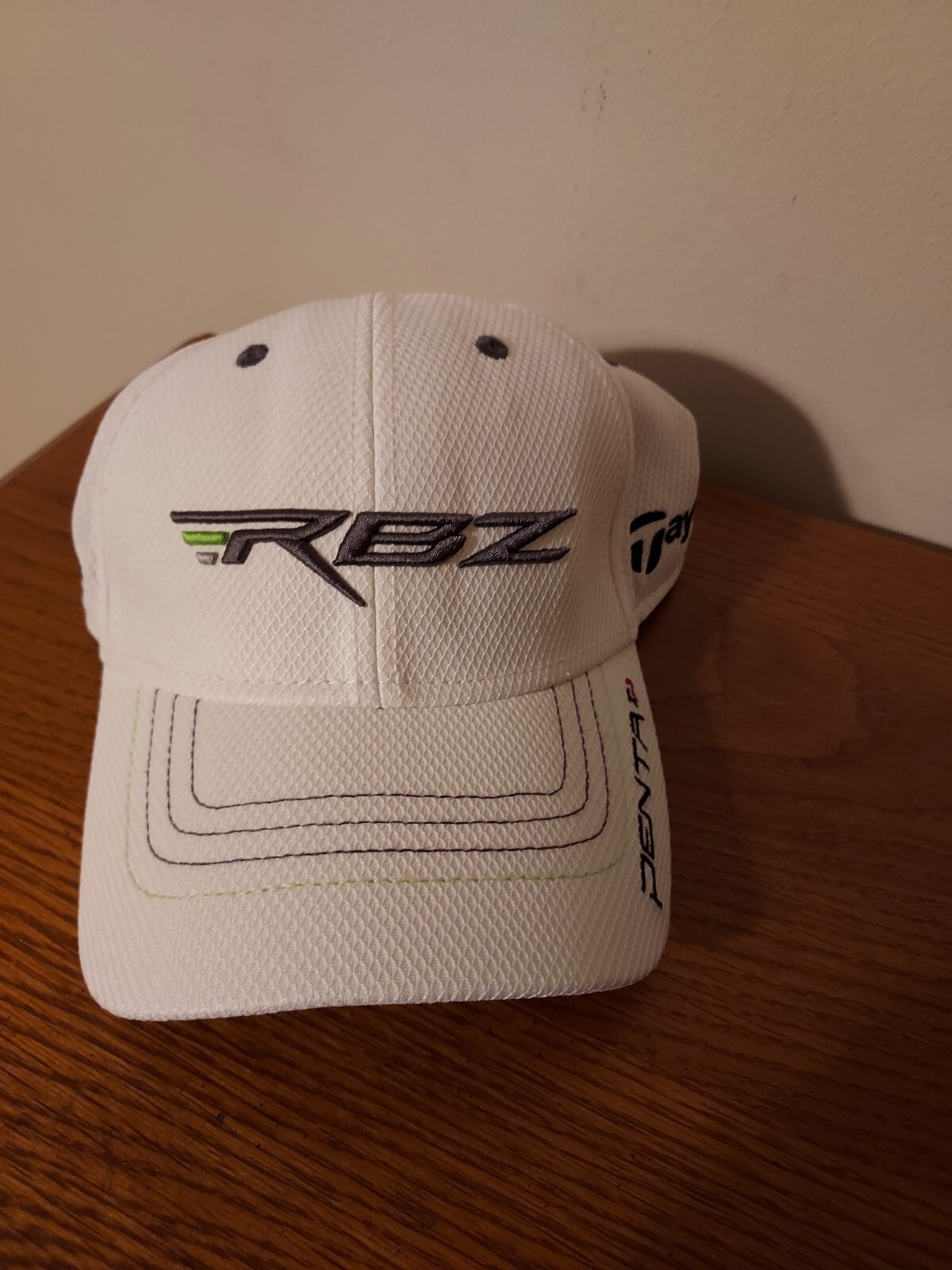 TaylorMade RBZ Penta White Adjustable Golf Hat Cap Gem