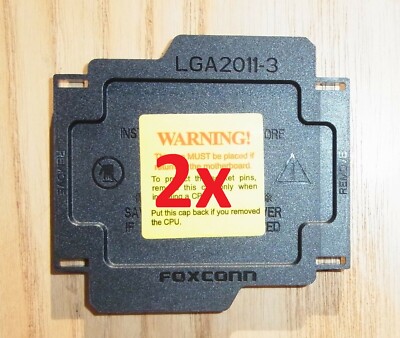 2x Foxconn CPU Cover Protector Abdeckung Schutz Sockel socket LGA 2011-3 Händler