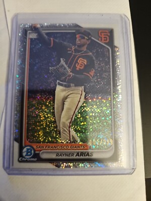 2024 Bowman Rayner Arias Chrome Mini Diamond Refractor #BCP-127 SF