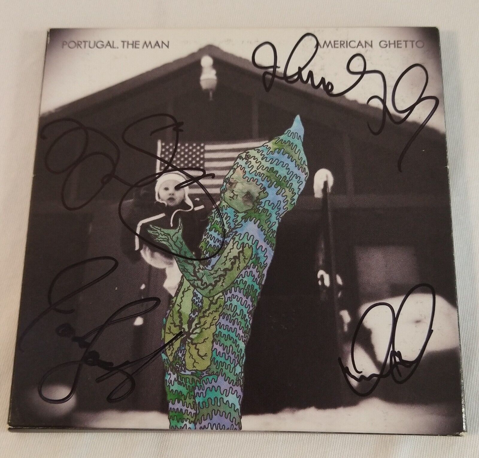 Portugal the Man-American Ghetto-AUTOGRAPHED CD-NUMBERED 14692/15000-Hand  Signed