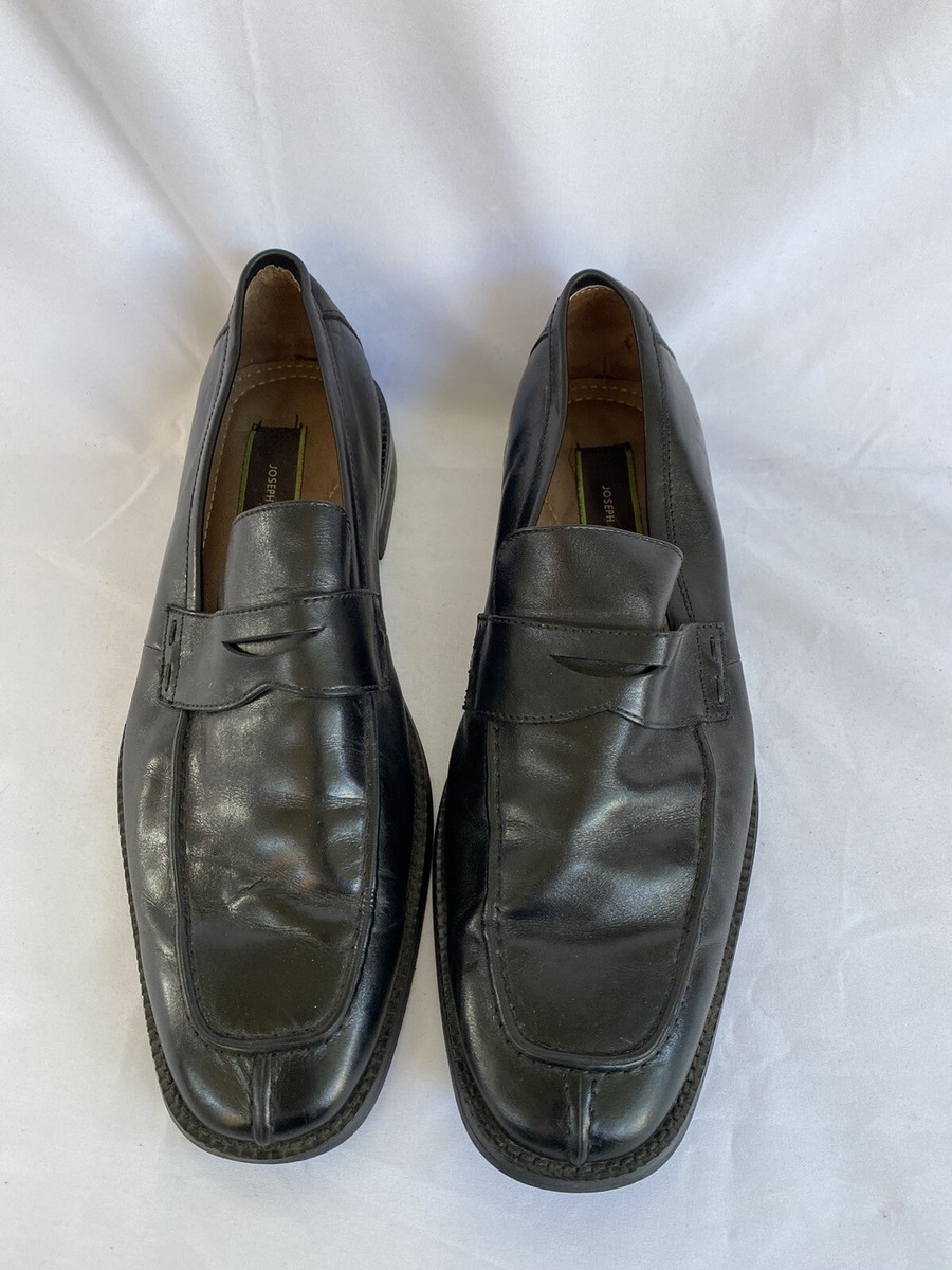 Joseph Abboud Mens Clarence Loafer Dress Shoes Black Leather  display picture 1