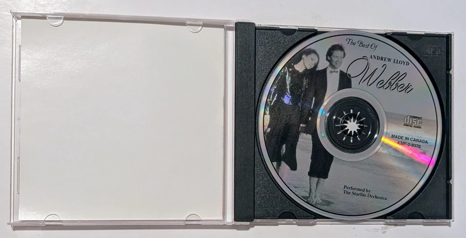 The Starlite Orchestra - The Best Of Andrew Lloyd Webber (1996)- CD VG+ (Tested) - Image 4 of 4