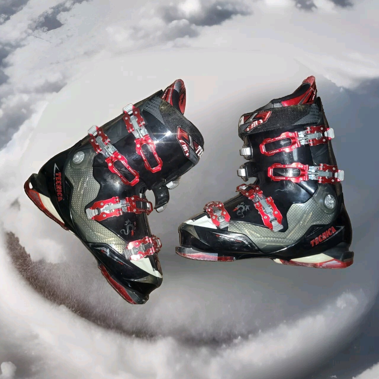 SALOMON Tecnica DRAGON 100 SCARPONI da sci uomo 27 5 275 fodere UltraFit 315 mm