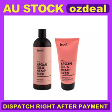 Jeval Infusions Argan Oil & Hemp Seed Shampoo +Argan Oil & Hemp Seed Smooth AD