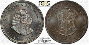Download 1964 SOUTH AFRICA TWENTY CENTS PCGS PR65 PROOF COLOR TONED COIN IN HIGH GRADE | eBay