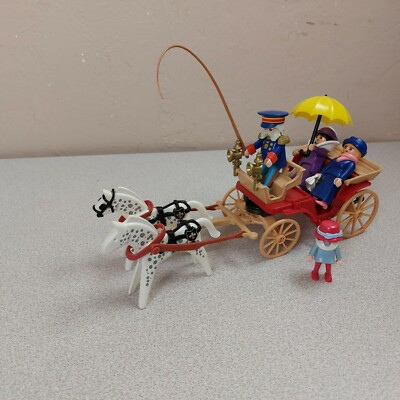 Vintage Playmobil Victorian Horse Drawn Carriage 5600? VG READ