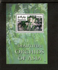 Maldives 2006 - Orchids Flowers - Souvenir Stamp Sheet - Scott #2933 - MNH