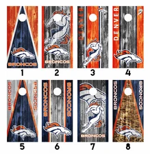 Denver Broncos Cornhole Wrap Skin Decal Board Vinyl Sticker MANY DESIGNS SK10