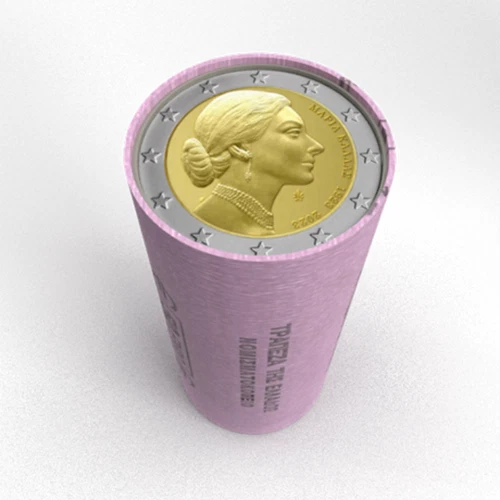Greece, 2023, Maria Callas, 2 euro Roll (25 Coins)