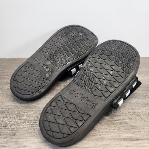 Adidas Unisex Kids Black Adilette Comfort Slide Sandals Size 2 - Picture 4 of 4