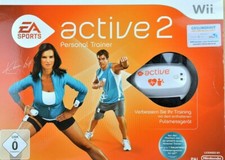 Wii - Wii Active 2 Personal Trainer incl. accessori cardiofrequenzimetro con scatola originale