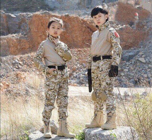 Kids Boys Gen3 Army Long Sleeve Shirt Pants Tactical BDU Combat Military Uniform - Picture 38 of 48