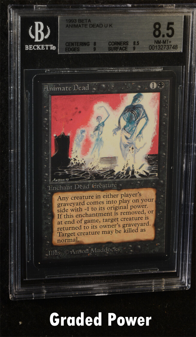 BGS Beta Animate Dead  8.5 Magic Beckett Graded MTG (3748) C2