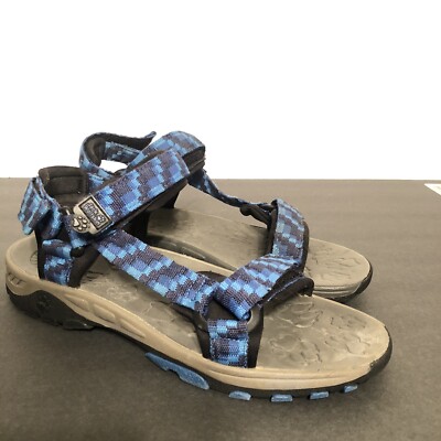 Jack Wolfskin Outfresh Deluxe Strap Hiking Sandals Blue/Grey Sz 6.5