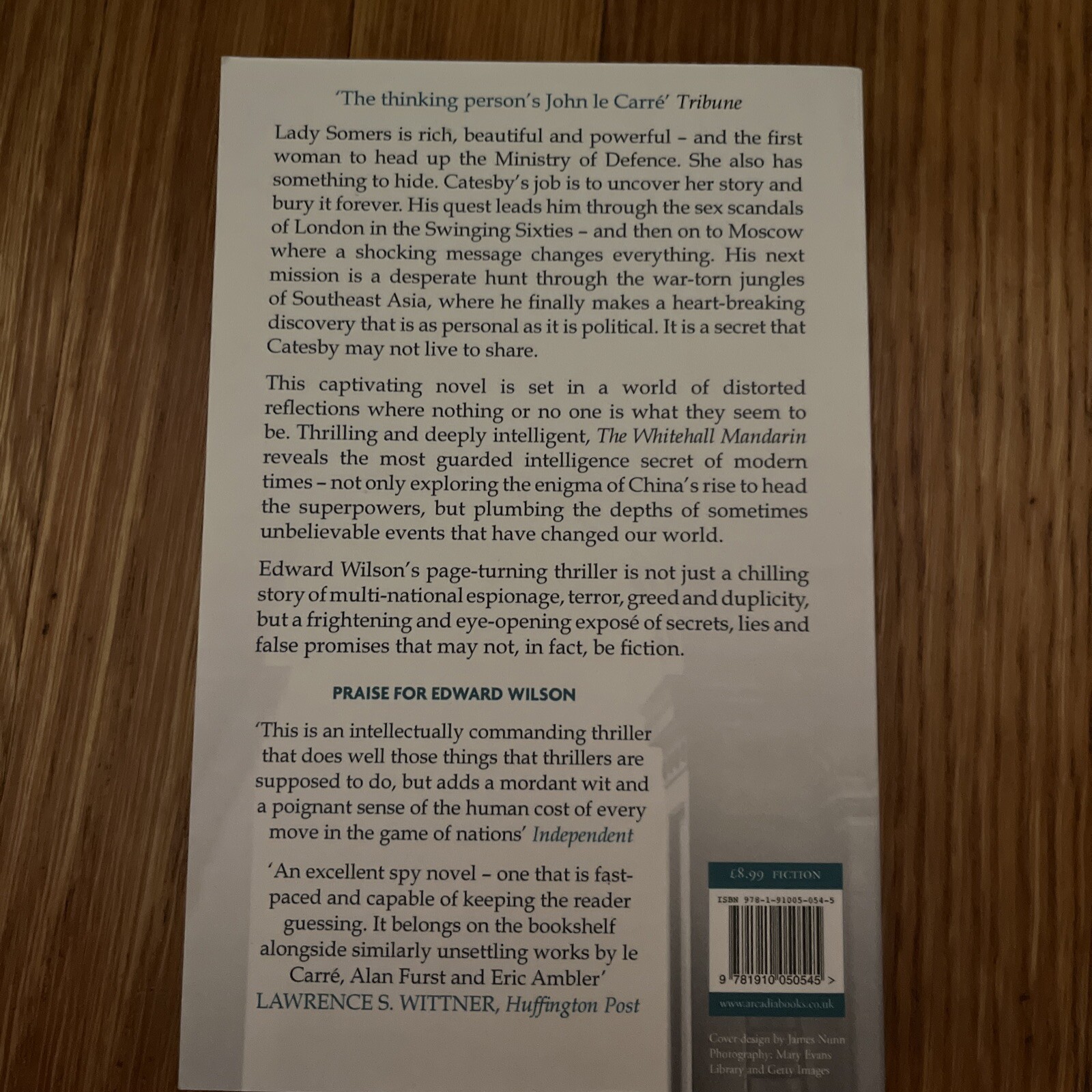 Whitehall Mandarin, Paperback by Wilson, Edward, Brand New, Free shipping