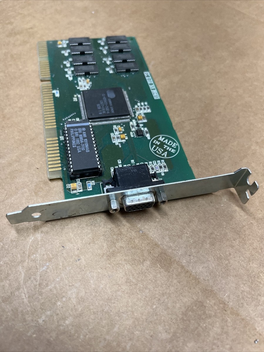 Vga 16Bit Isa Cirrus Logic Cl-Gd5401-42Qc-B 512K Video Card