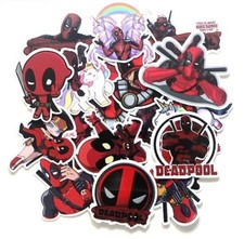 Deadpool Comic Character Set of 19 Assorted Stickers Decal Set