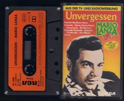 Mario Lanza Unvergessen MC Kassette Granada Yours Is My Heart Alone Tape RCA 085