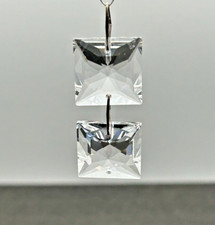 10 Pack Swarovski Crystal: 8031 Series Square Stone Crystal 2-Hole 22MM
