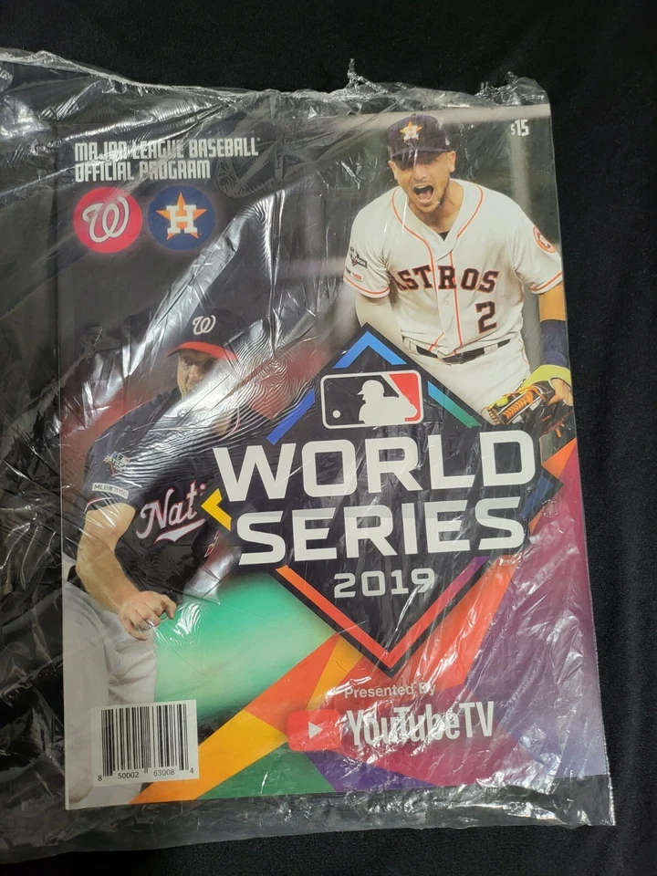 2019 World Series Program Washington Nationals vs Houston Astros. MLB - Image 3 of 3