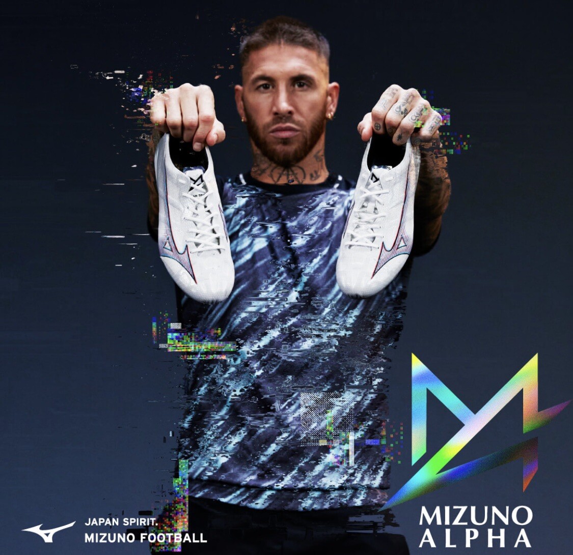 Mizuno Alpha ELITE P1GA2362 09 White/Ignition Red/Blue