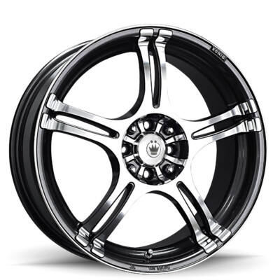17x7 +40 Konig Incident 4x100,4x114.3 Graphite Wheels (Set of 4