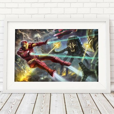 IRONMAN - Marvel Poster Picture Print Sizes A5 to A0 **FREE DELIVERY**