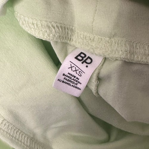 BP Adult Shorts Extra Small Neon Green High Waisted Biker Women's - Picture 7 of 7