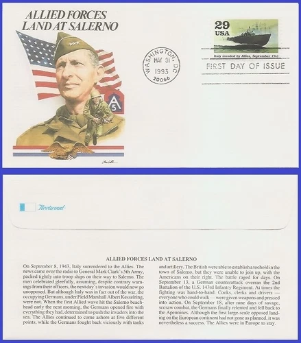 USA5 #2765f U/A FLEETWOOD FDC   1993 World War II - Italy Invaded by Allies