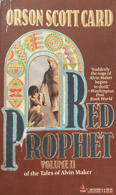 Red Prophet Orson Scott Card Alvin Maker 2 Vintage Paperback Rare Enders Game