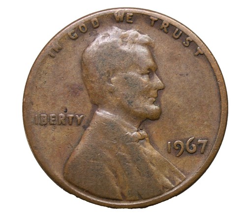 1867-1967 Canadian Memorial One Cent Piece (QUEEN ELIZABETH II +